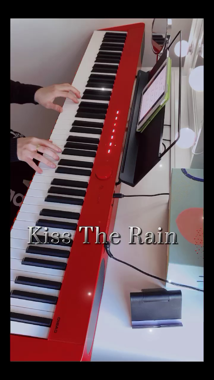 Kiss The Rain || 自学钢琴 超喜欢的一首纯音乐演奏视频