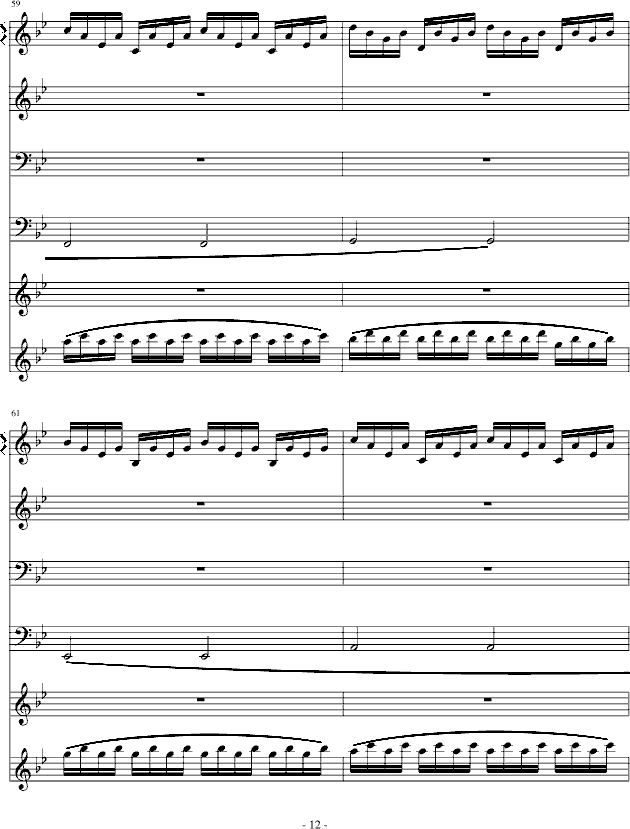 曲谱大全下载_初学者钢琴曲谱大全(4)