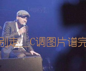 《爱我别走吉他谱》_张震岳__C调图片谱完整版_C调_吉他图片谱3张