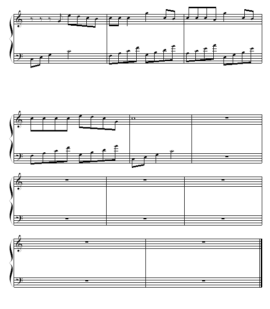 全部的曲谱_光遇千本樱全部曲谱(2)