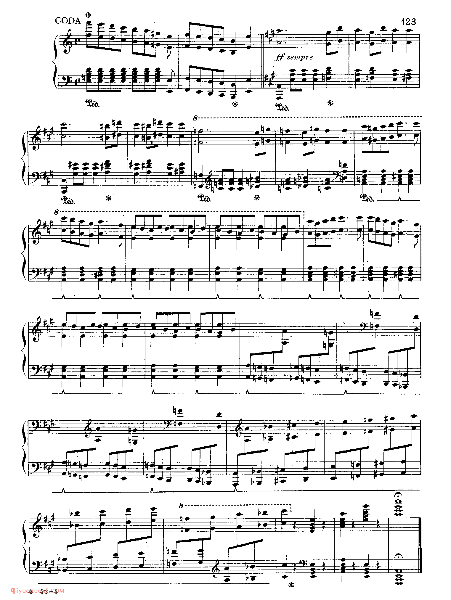 李斯特拉克奇进行曲（Liszt：Rakoczy March）_李斯特钢琴乐谱