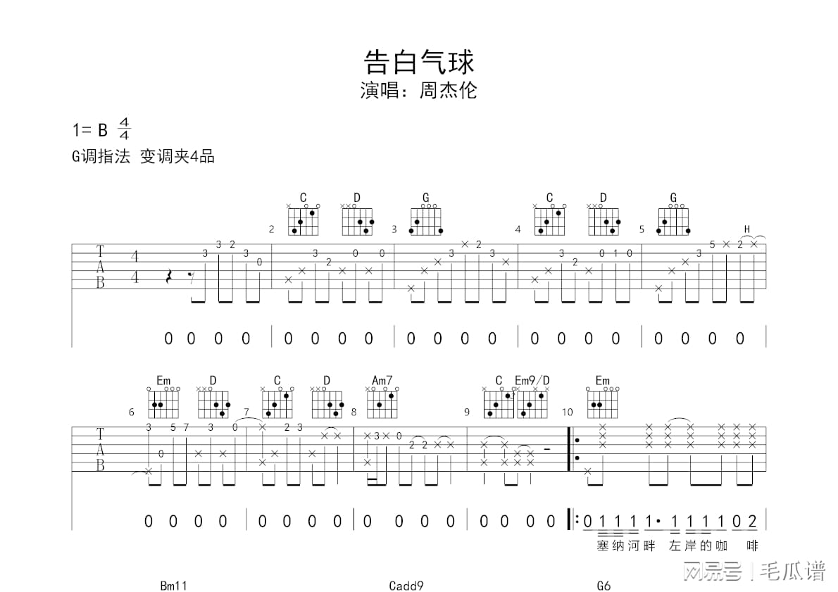 说好不哭吉他谱_说好不哭吉他独奏谱_说好不哭吉他谱吉他专家