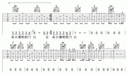 成都吉他谱原版高清完整版