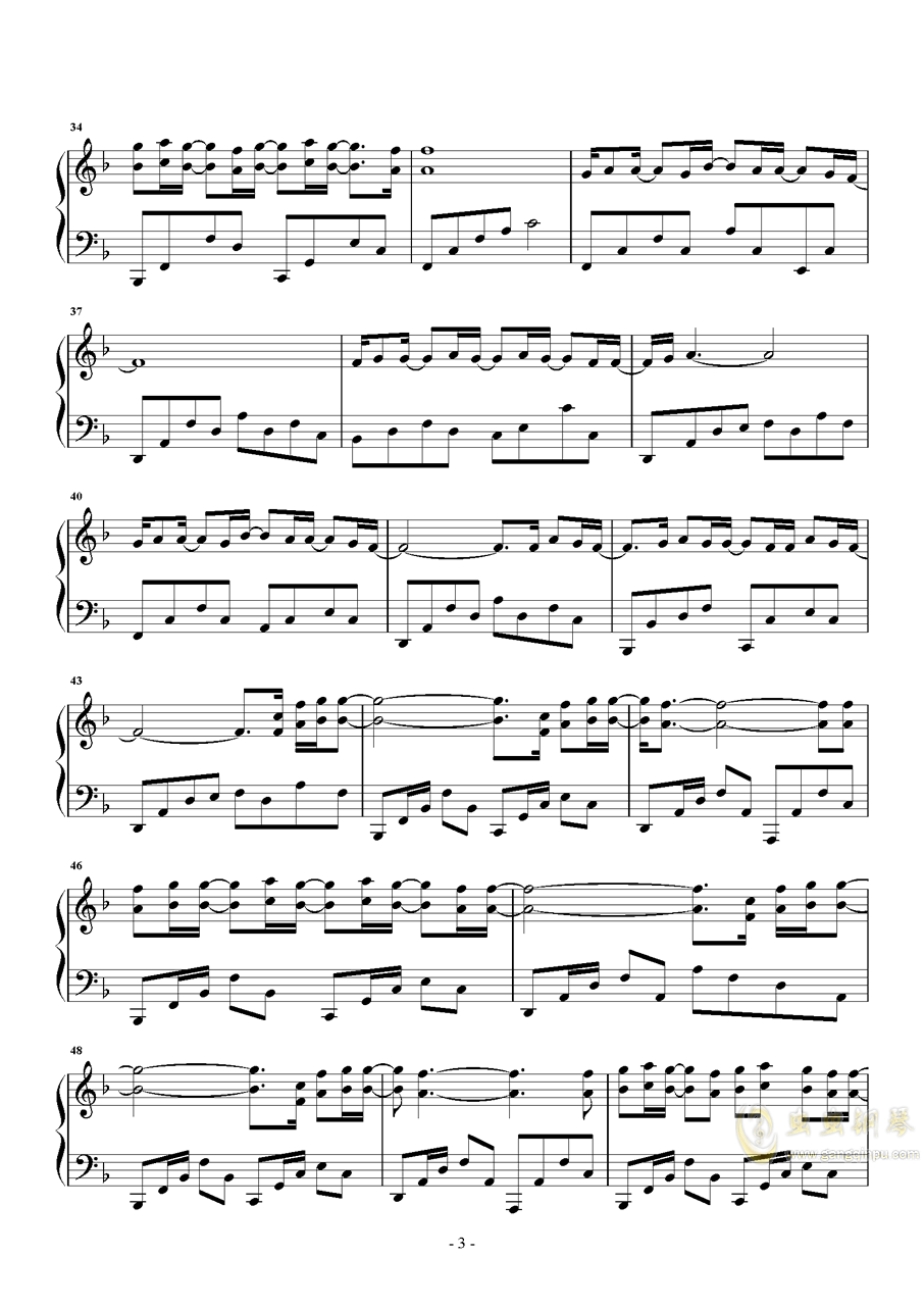 夜的钢琴曲4简谱_夜的钢琴曲五简谱(2)