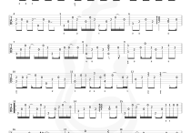 忘记时间指弹吉他谱，指弹视频教学