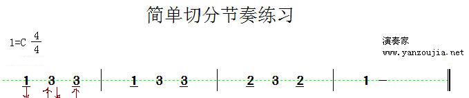 如何进行连续切分节奏的训练