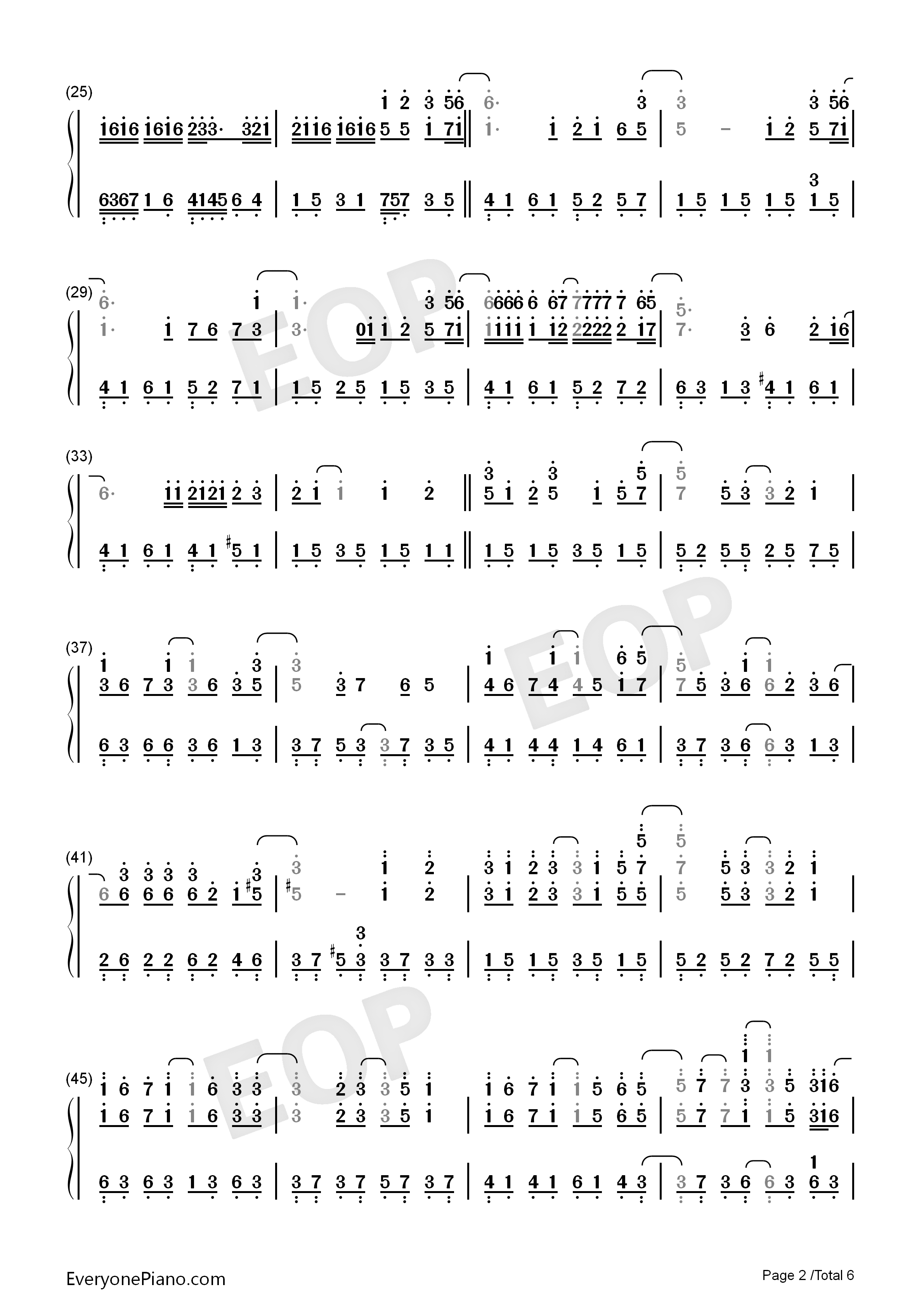 抖音网红钢琴曲简谱数字(抖音钢琴谱简谱流行歌曲数字)