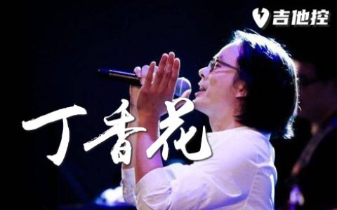 丁香花吉他谱,G调原版六歌曲,G调简单指弹教学简谱,2张六线谱图片