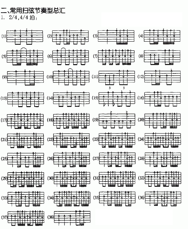 节奏吉他曲_吉他节奏歌曲_吉他节奏性大全