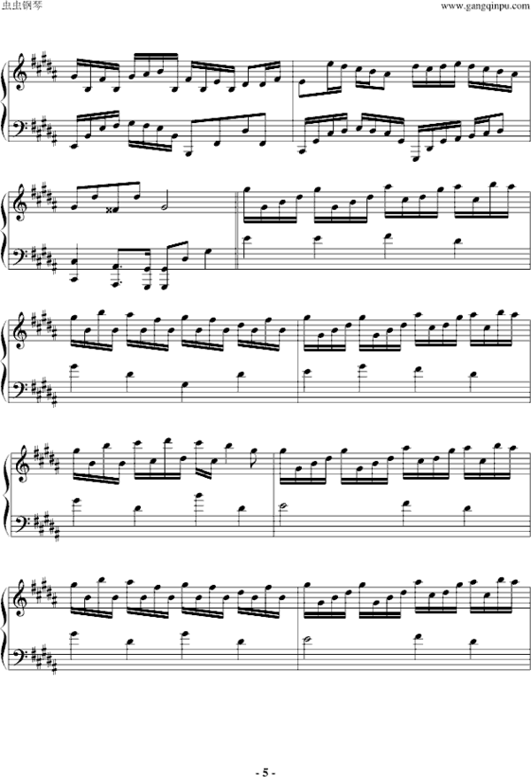 钢琴谱子入门基础知识_钢琴谱子_钢琴谱子流行歌曲