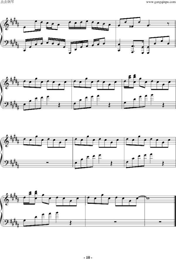 钢琴谱子流行歌曲_钢琴谱子入门基础知识_钢琴谱子