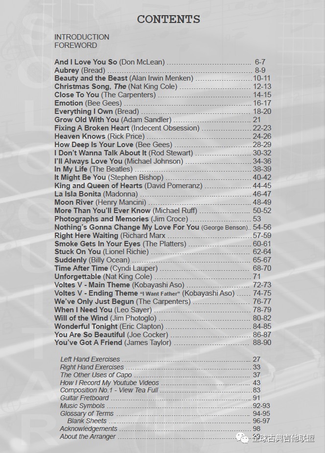 吉他歌曲欣赏_吉他曲欣赏100首_吉他曲欣赏100首及弹唱