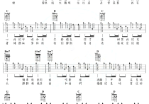 私奔到月球吉他谱,五月天歌曲,简单指弹教学简谱,马叔叔吉他六线谱图片