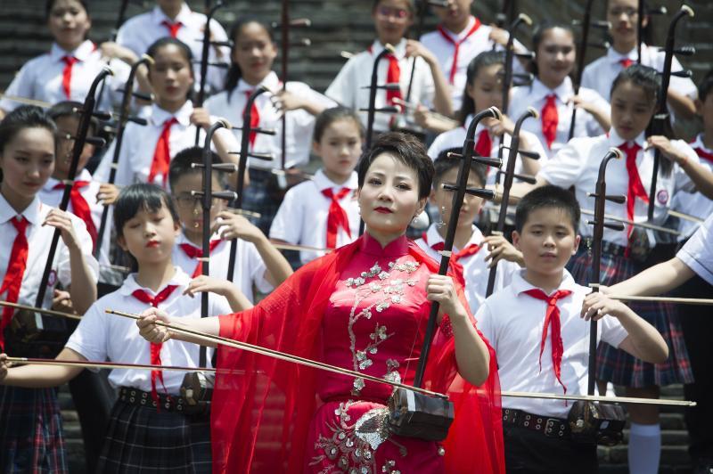 祖国二胡独奏_二胡祖国颂简谱_我的祖国二胡谱