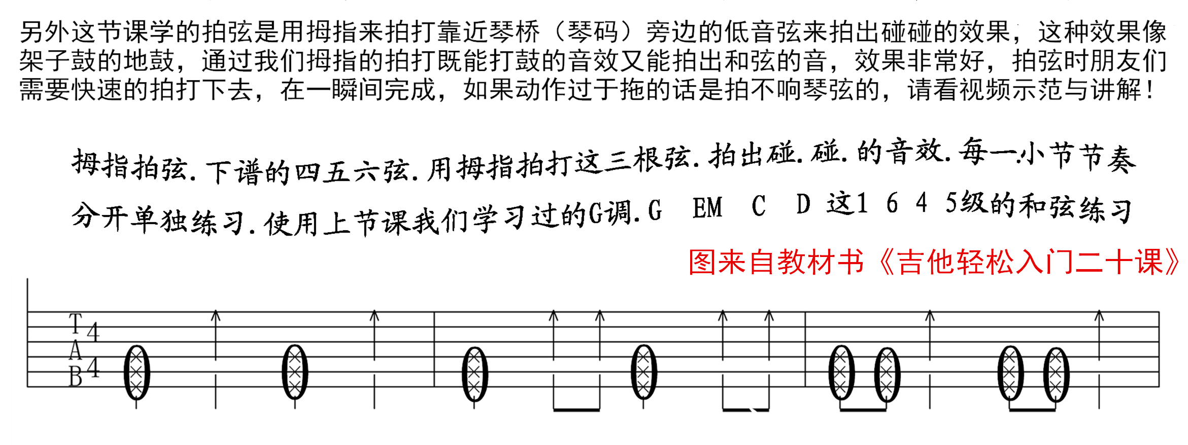 吉他谱怎么看图解符号（新手入门怎么看懂吉他谱）