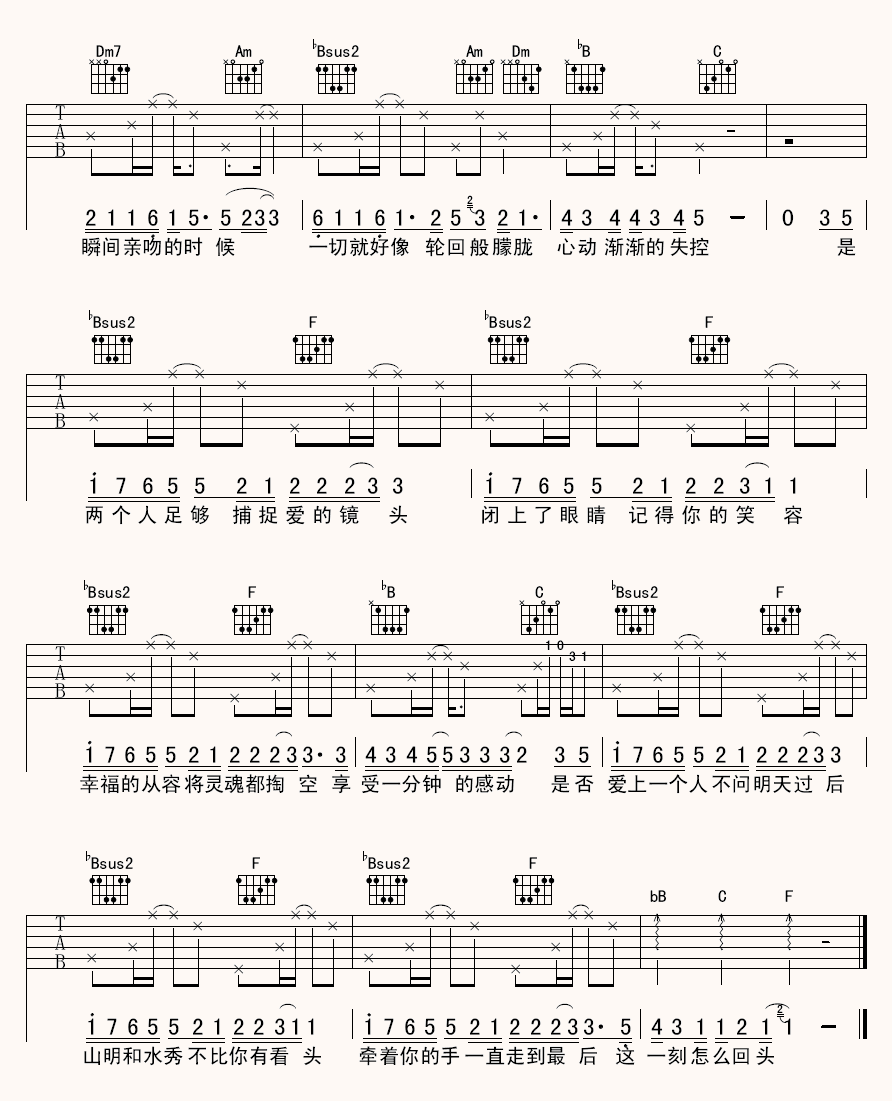 明天过后吉他谱-2