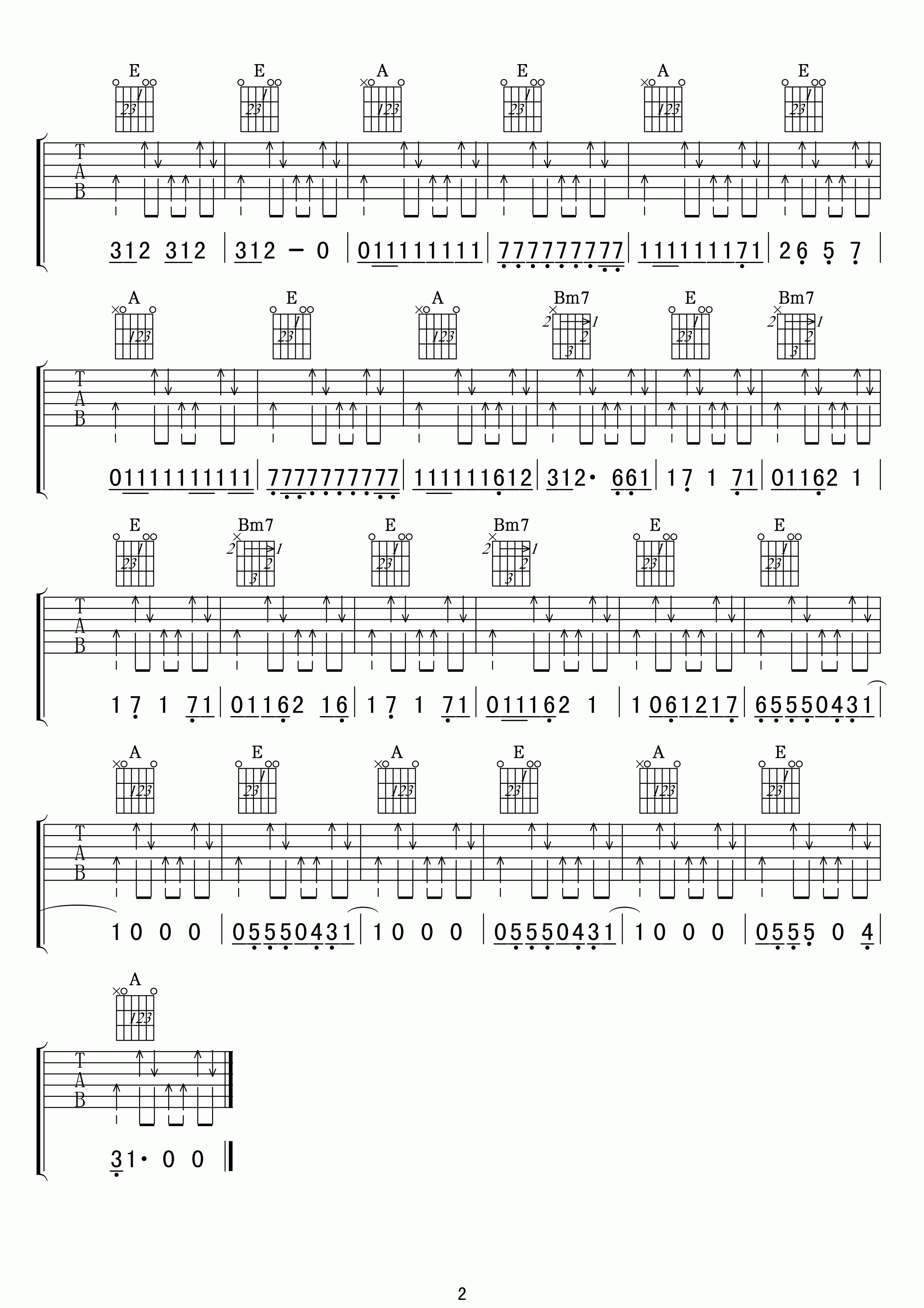 说出你的愿望吉他谱-2