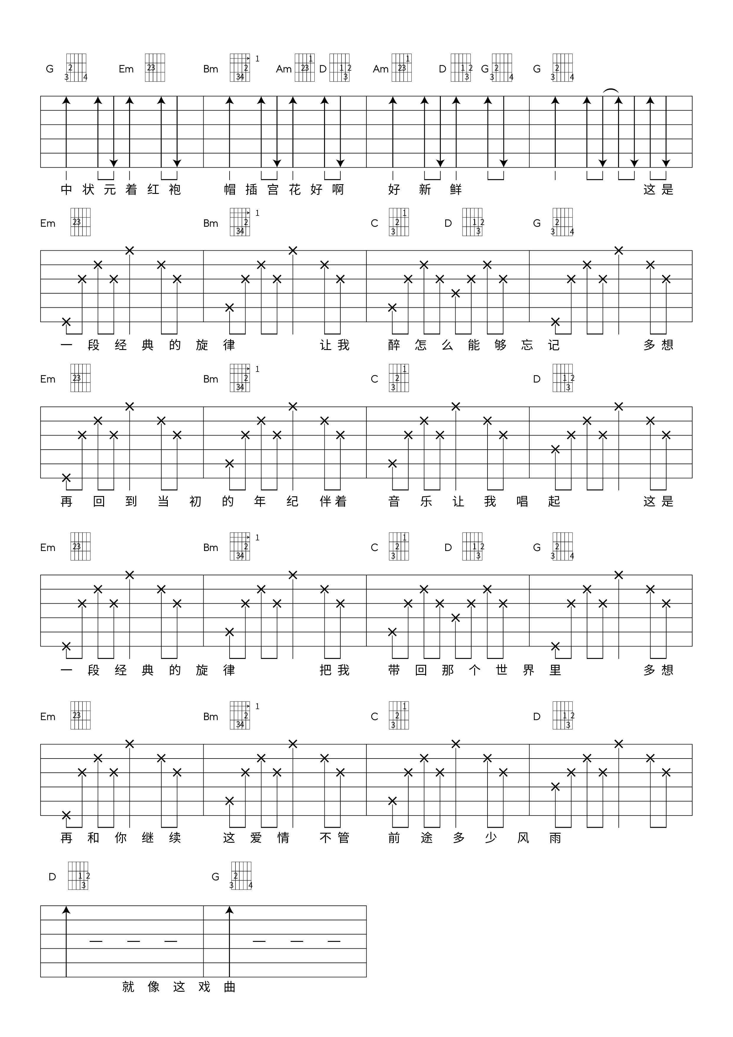 女驸马吉他谱-2