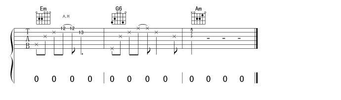 秋天吉他谱-4