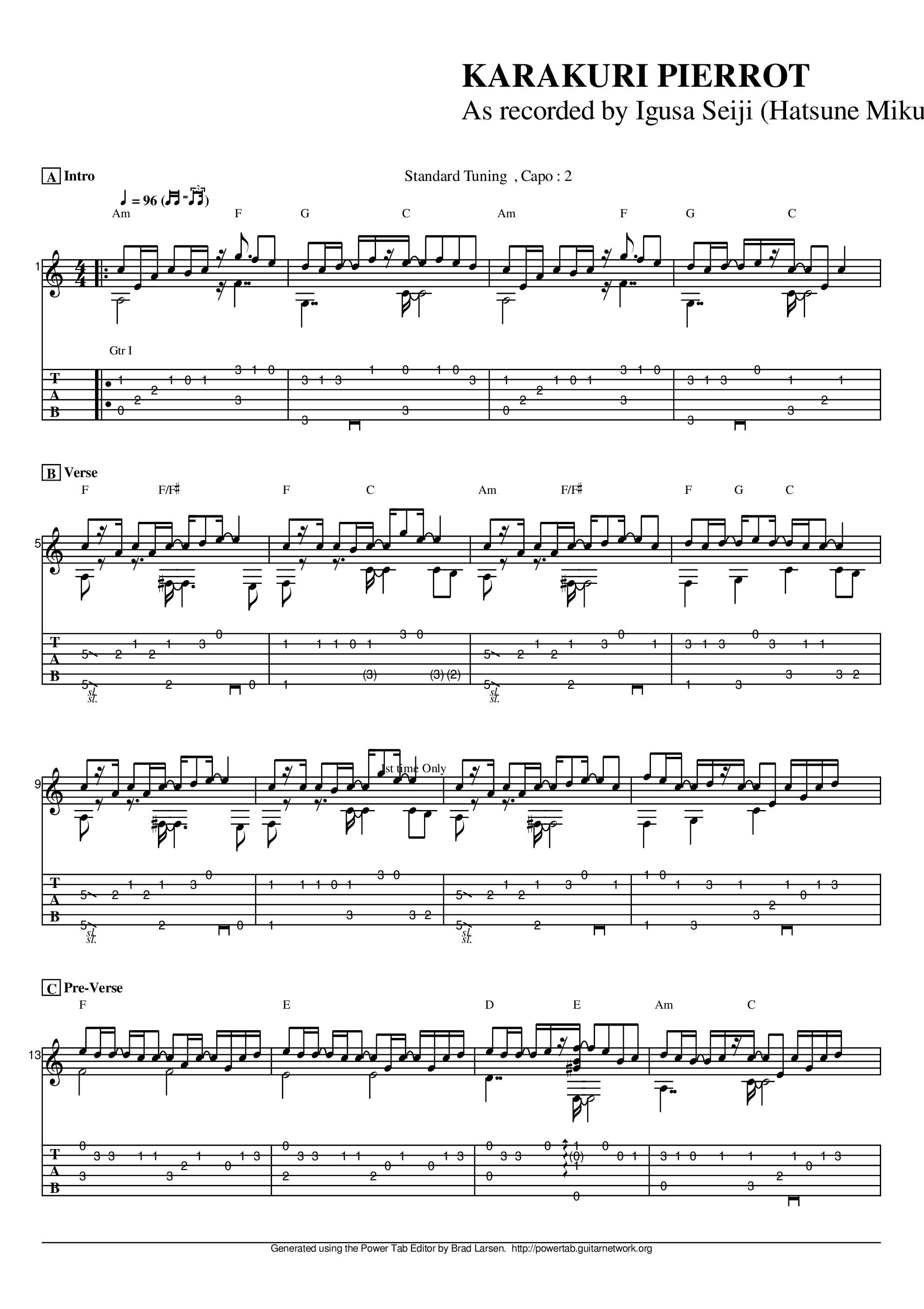 活动小丑吉他谱-1