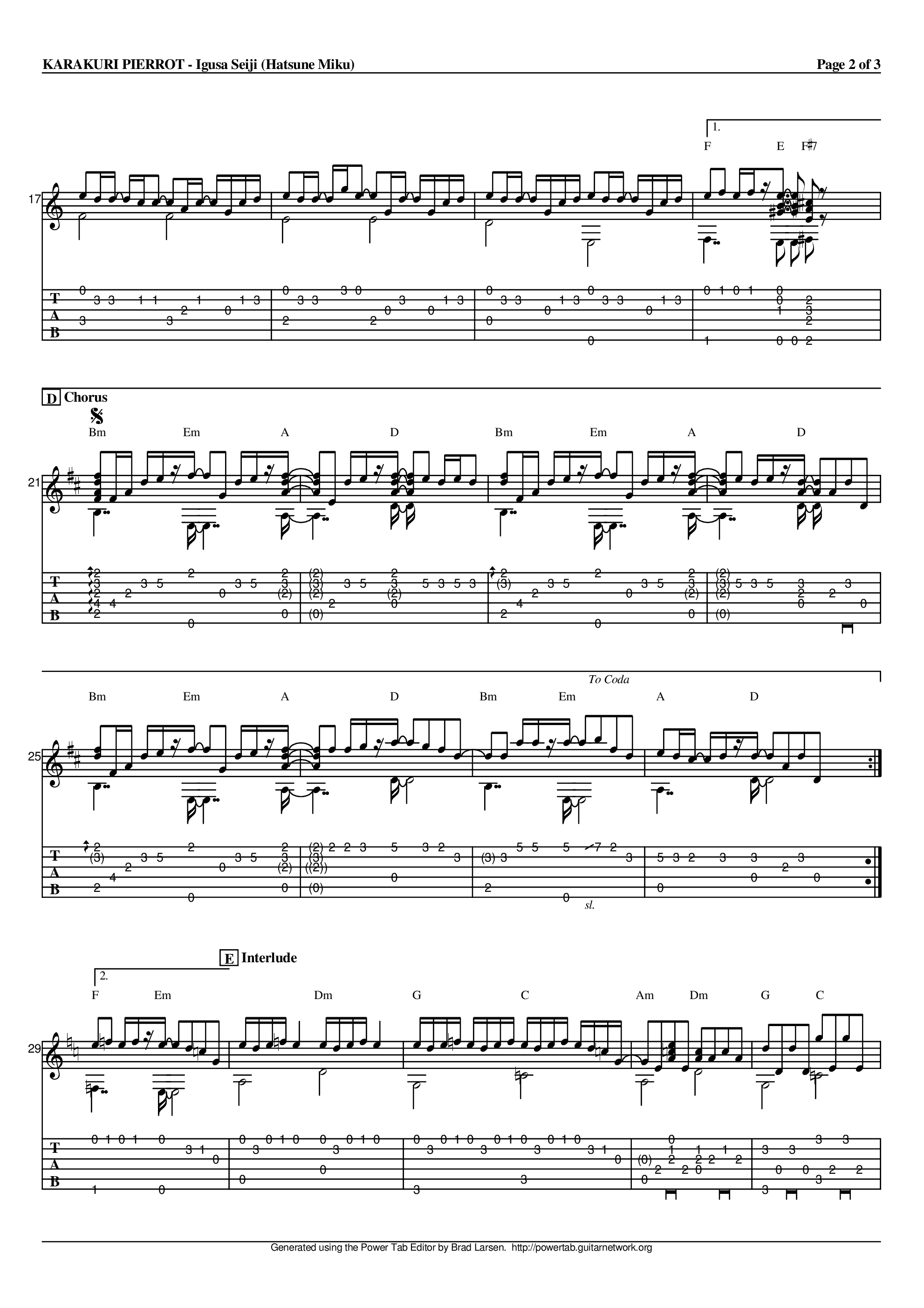 活动小丑吉他谱-2