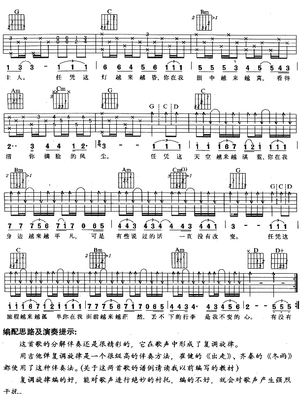 来自我心吉他谱-2