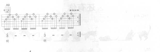 上帝保佑吉他谱-3