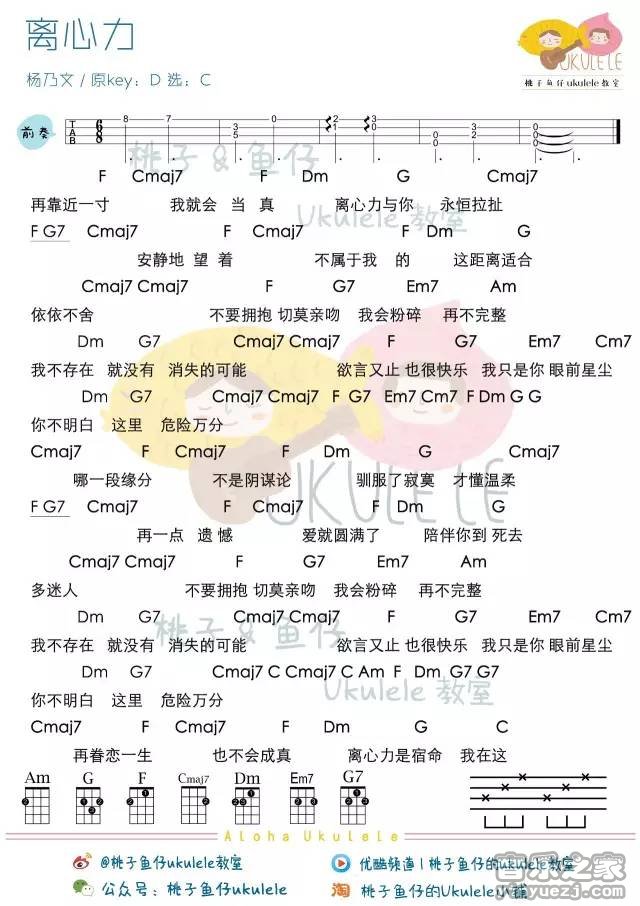 离心力吉他谱-1