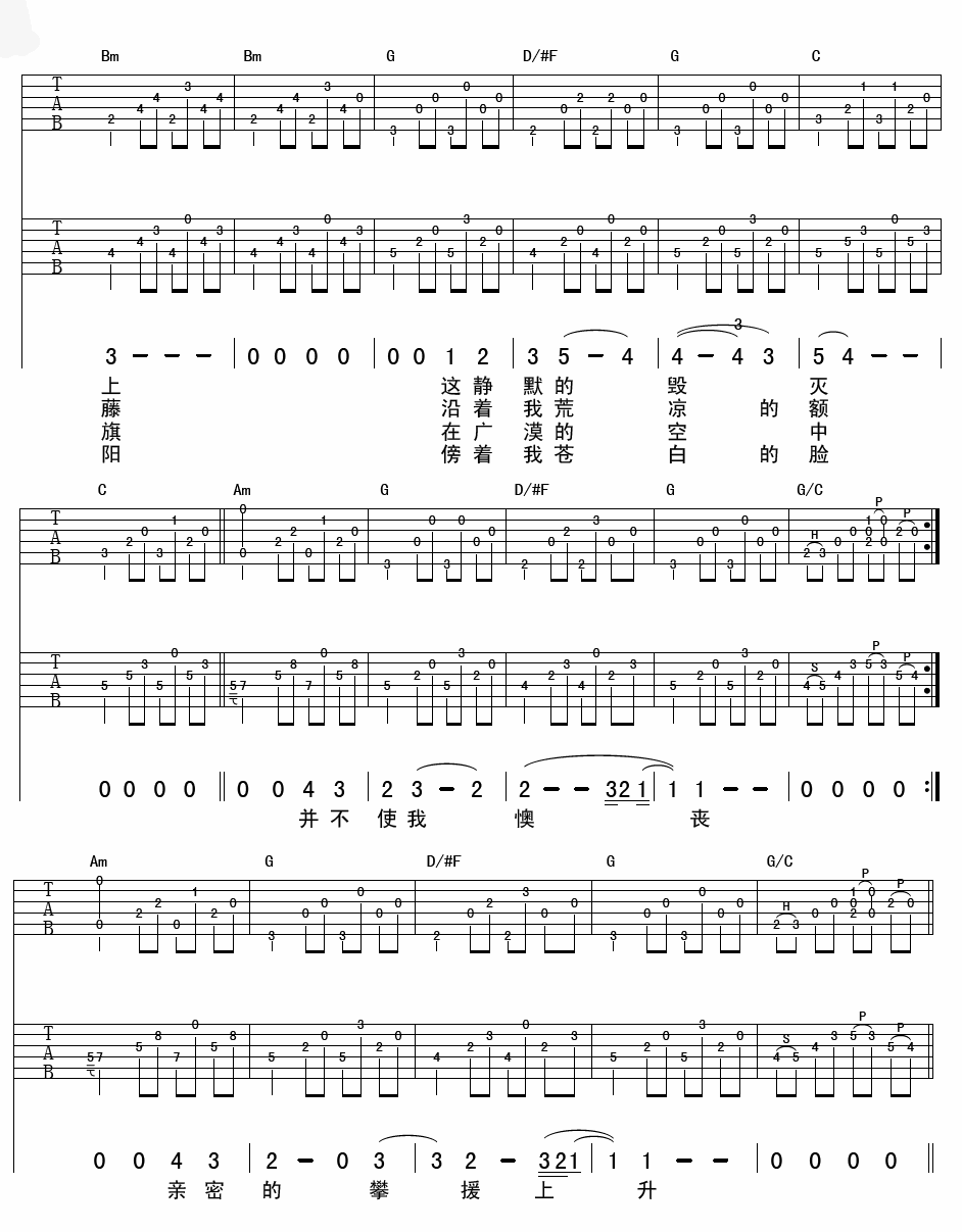 愿吉他谱-2