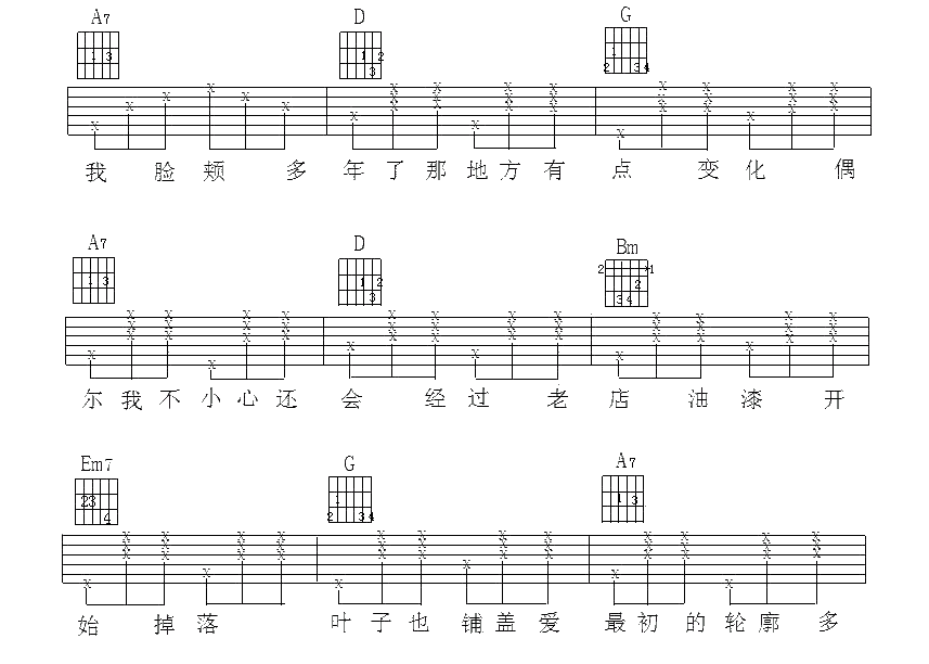 最近还好吗吉他谱-3