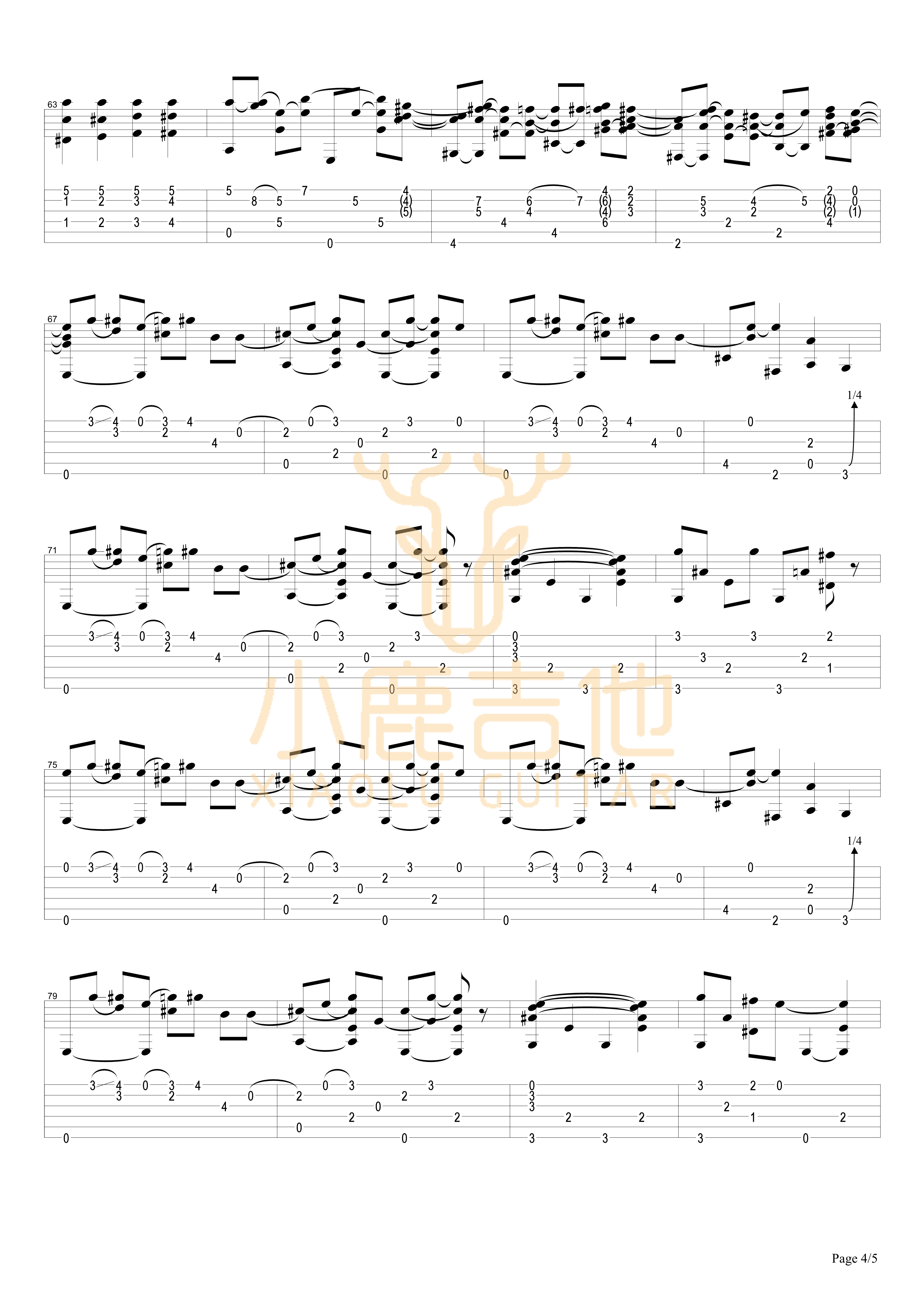 Biskie吉他谱-4