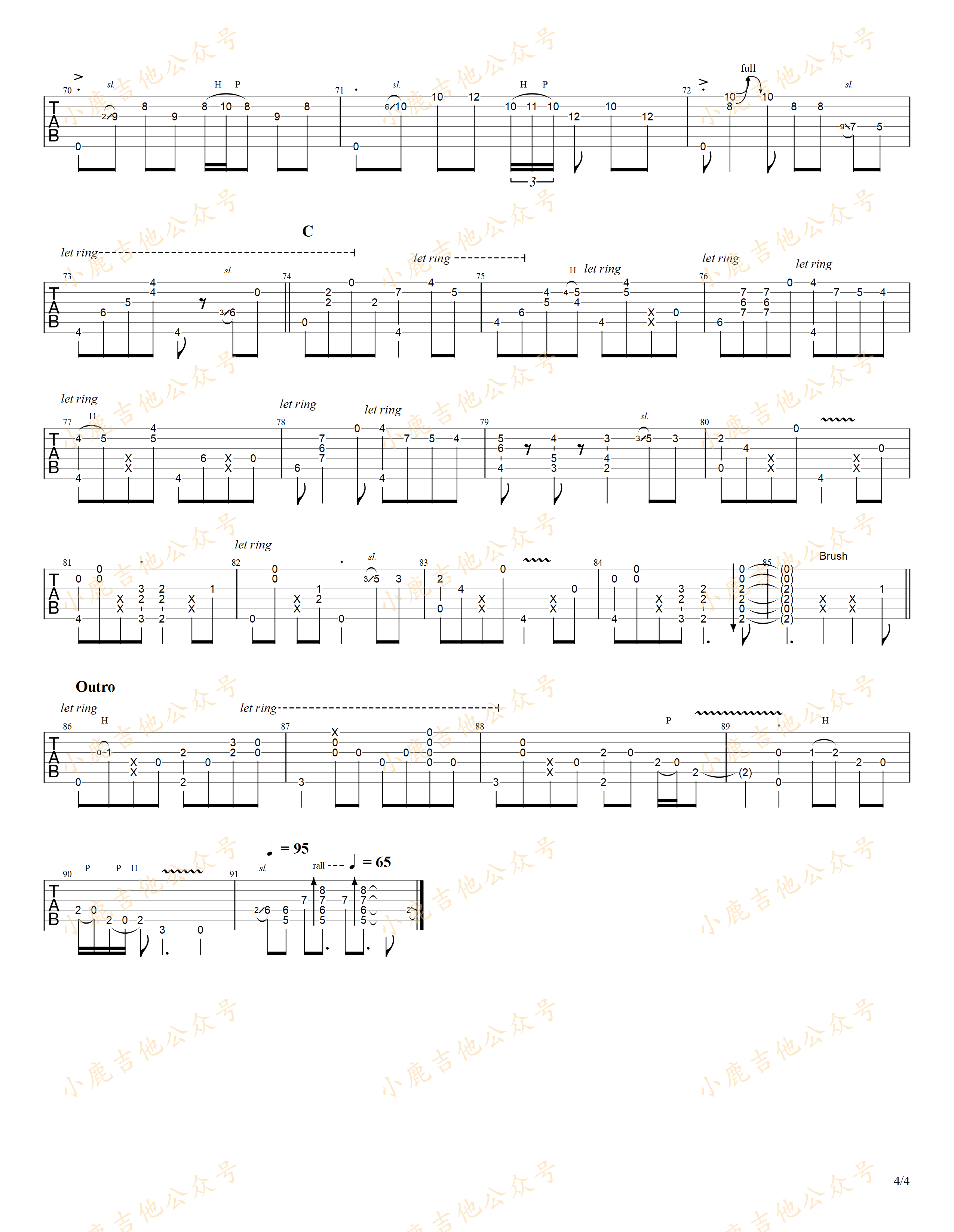 Change the World吉他谱-4